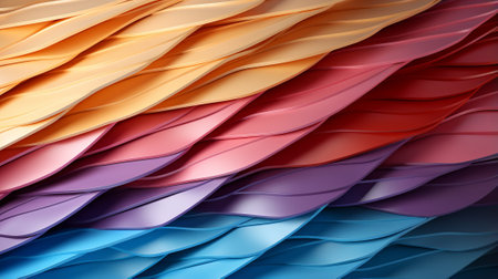 Vibrant fabric flows in a mesmerizing abstract display of dynamic colors, evoking a sense of fluidity and energyの素材