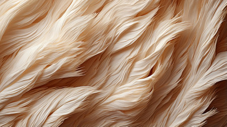 Soft strands of snowy white hair fill the frame, evoking a sense of purity and delicacy in this close-up portrait of a pristine felineの素材