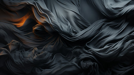 A mesmerizing display of intricate fractal patterns blending with the organic beauty of nature, captured in a stunning abstract piece of art illuminated by a soft beam of light on a dark canvasの素材