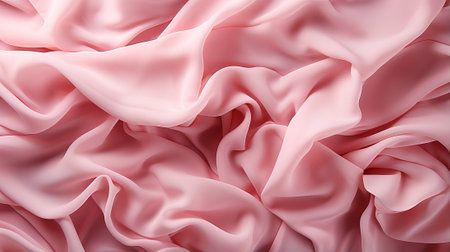 A soft sea of delicate hues dances across the intricate weave of a rose-tinted fabric, evoking the essence of feminine grace and blooming beautyの素材