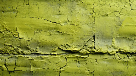 An intricate sea of emerald brushstrokes adorn the surface of a concrete canvas, creating an alluring and enigmatic abstract masterpieceの素材