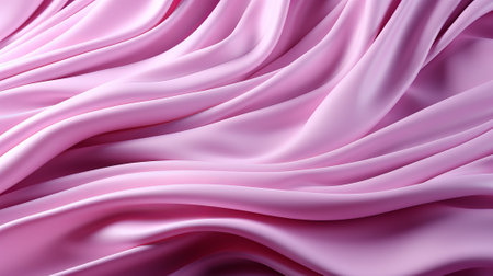 A delicate lilac silk fabric, intricately folded and draped, evoking a sense of elegance and femininity in its pale pink hueの素材