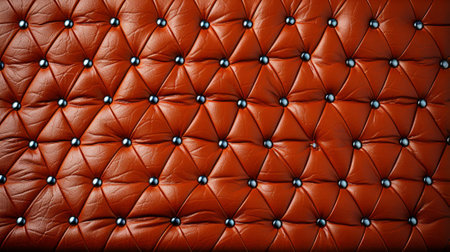 Bold red leather adds a touch of luxury and sophistication to this indoor chair, its intricate pattern inviting you to sink in and relax in comfortの素材