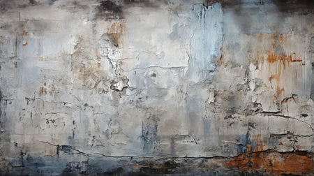 A decaying wall with abstract, peeling paint creates a striking and thought-provoking piece of artの素材