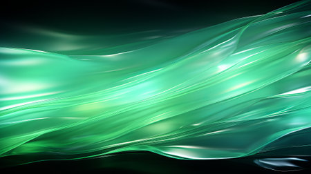 A vibrant fractal of green and black, captured in a image of colorful vector graphics, creating an abstract and mesmerizing work of artの素材