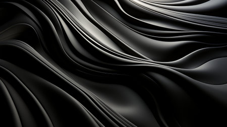 A striking abstract design in contrasting black and white, evoking a sense of depth and simplicity in its monochromatic paletteの素材