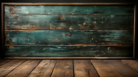 An elegant indoor entrance, framed by a sturdy hardwood plank with a rich black finish, exuding warmth and sophisticationの素材