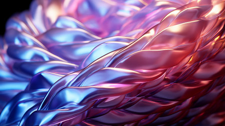 A mesmerizing display of vibrant fractal art, showcasing the intricacies and beauty of abstract design through a close up of a colorful fabricの素材