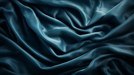 A vibrant blue fabric, delicately woven with intricate threads, beckons the viewer to run their fingers over its soft texture and imagine the endless possibilities for stylish garmentsの素材