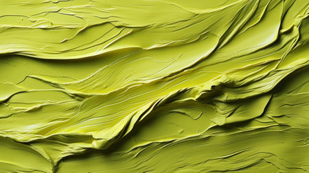 Vibrant brushstrokes capture the essence of nature in this abstract art piece, with hues of green evoking a sense of growth and vitalityの素材