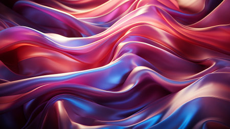Vibrant hues of lilac and purple swirl together in a mesmerizing display of fractal art, creating a colorful and abstract masterpieceの素材