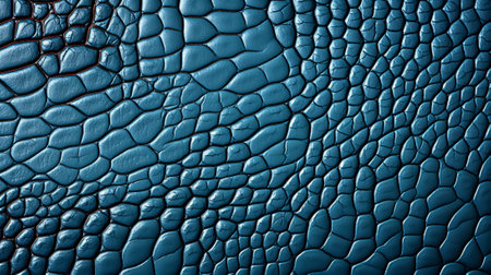 An enigmatic swirl of cerulean leather invites the viewer to delve into the unknown depths of imaginationの素材