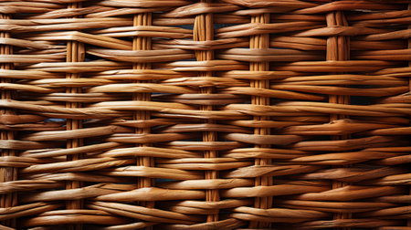 A charming wicker storage basket, with a quaint fabric lining, perfect for holding all your picnic essentialsの素材