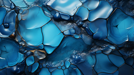 An electrifying abstract masterpiece of turquoise and aqua hues, reminiscent of rippling water, with pops of teal and electric blue, evoking a sense of tranquility and intrigueの素材