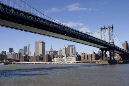 Manhattan seen from Brooklin bridge