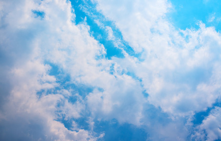 Clouds in the blue skyの写真素材