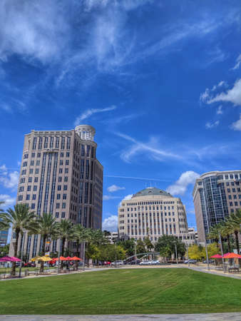 Exploring Downtown Orlando, Florida.