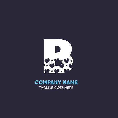 New stylish B-letter logoのイラスト素材