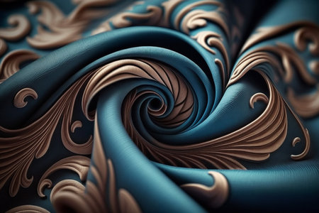 3d illustration of abstract fractal for creative design, art and entertainmentの素材
