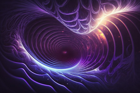 Abstract fractal. Fractal art background for creative design. Decoration for wallpaper, desktop, poster, cover booklet. Print for clothes, t-shirt. Creative illustration for designの素材