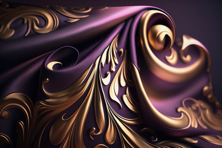 3D illustration of abstract fractal composition for creative design, art and entertainmentの素材