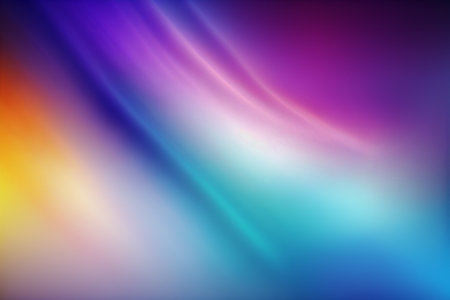 abstract background with smooth lines in purple, blue and yellow colorsの素材