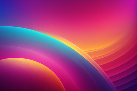 abstract background with colorful gradients, vector illustrationの素材