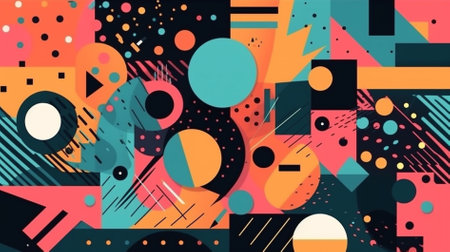 's. Vector Illustration For Wallpaper, Banner, Background, Card, Book Illustration, landing pageの素材