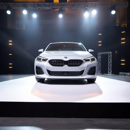 display at the 85th Geneva International Motor Show.の素材