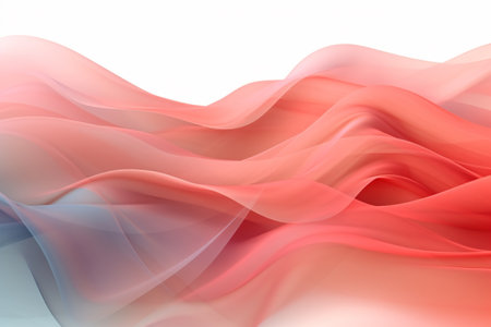 abstract background with smooth lines in red, blue and white colorsの素材