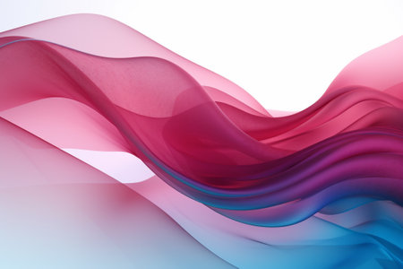 abstract background with smooth lines in pink, blue and purple colorsの素材