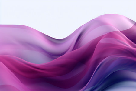 abstract background with smooth wavy lines in pink and purple colorsの素材