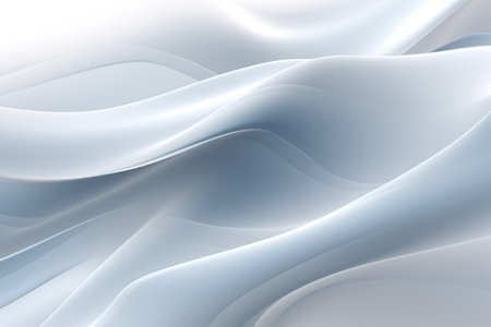 abstract white background with smooth lines in it, 3d renderの素材