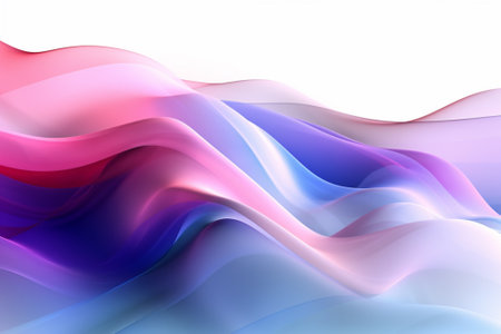 abstract background with smooth lines in pink, blue and purple colorsの素材