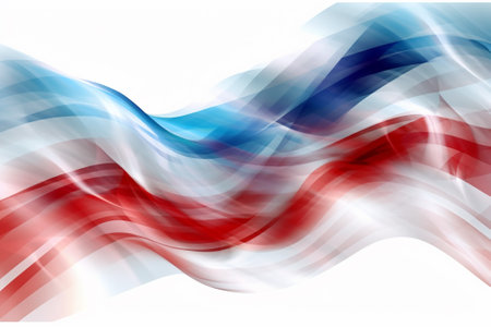 abstract background with waving flag of the united states of americaの素材