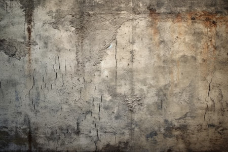 Texture of old rustic wall covered with gray stucco. Abstract background for design.の素材