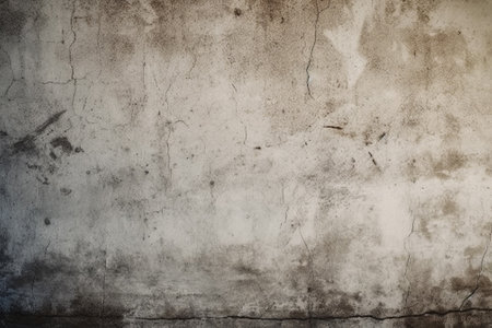 Texture of old rustic wall covered with gray stucco. Grunge backgroundの素材