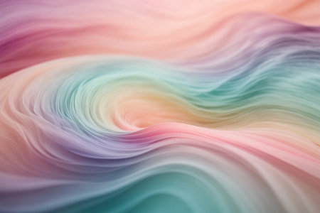 abstract colorful background with smooth lines in pastel colors for designの素材
