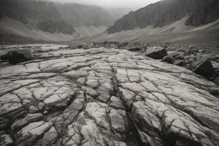 Landscape of mountains in Ladakh, Jammu and Kashmir, Indiaの素材
