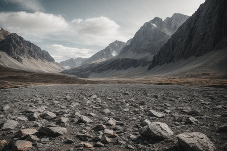 Tien Shan mountains, Ak-Shyrak Region, Kyrgyzstanの素材