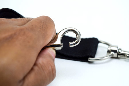 hand grap the clasp ropeの写真素材