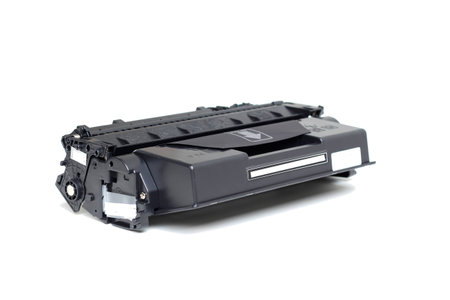 Toner cartridge on white background.(Compatible)の写真素材