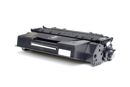 Toner cartridge on white background.(Compatible)の写真素材