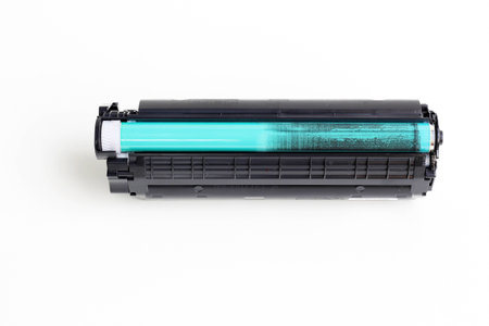 Toner cartridge on white background.(Compatible)の写真素材