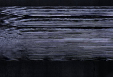 Abstract black background with some smooth lines in it.