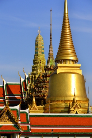 wat pra keaw temple of thailand の写真素材
