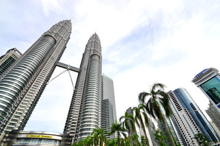  Twin Towers in Kuala Lumpur, Malaysia