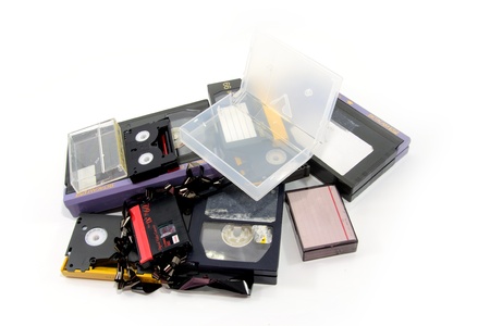 old VDO Tape Cassette tapeの写真素材