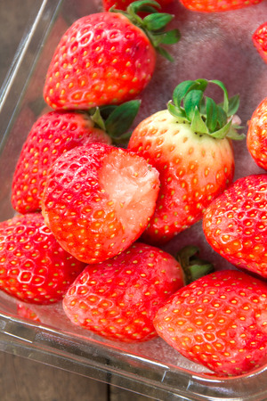 strawberry fruitsの写真素材