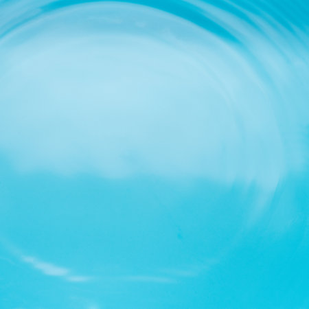 Crystal clear, turquoise water square background using for beauty, cosmetics and transquil design.の写真素材